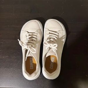 Camper white leather sneakers
